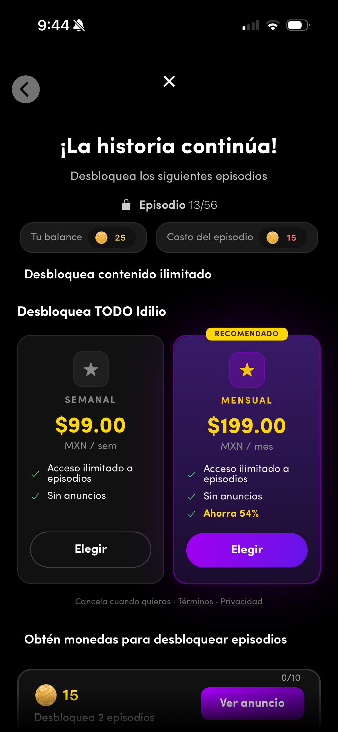¿Cansado de ver anuncios?