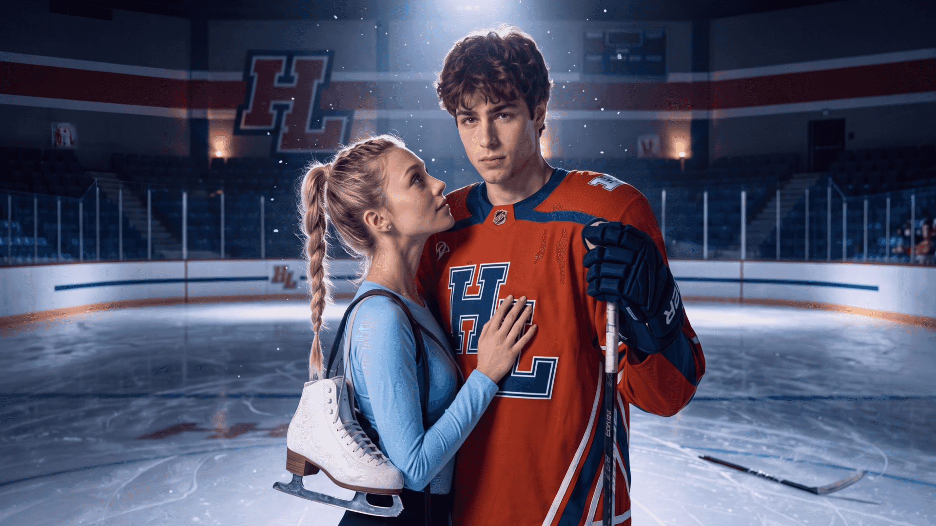 Mi crush de hockey, mi pareja sobre el hielo cover
