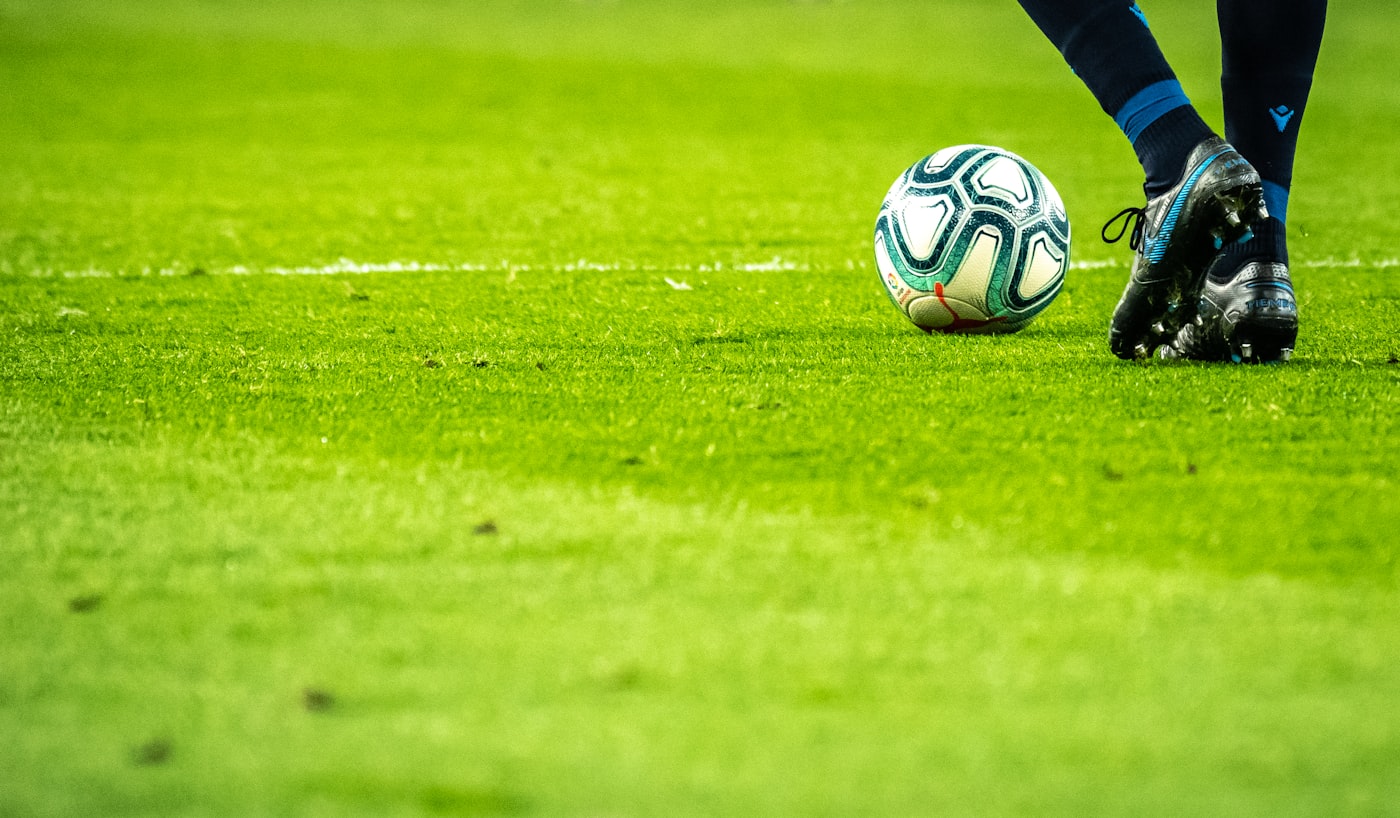 Live football match