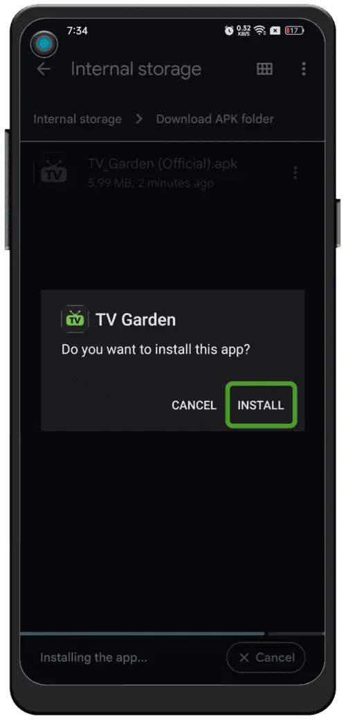 Instalar y abrir GGTV