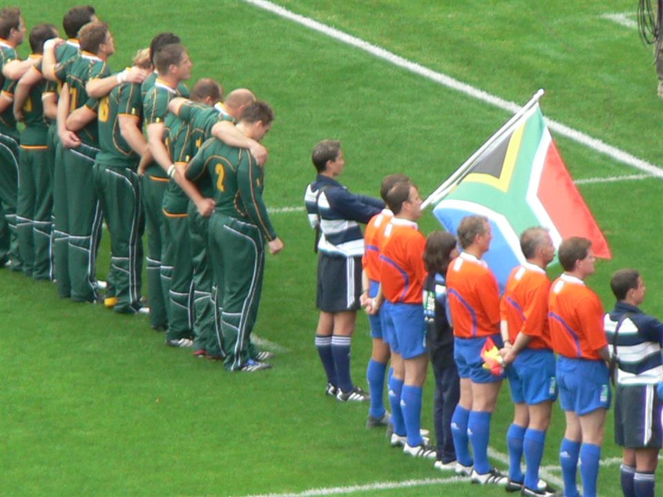Springboks rugby match in South Africa